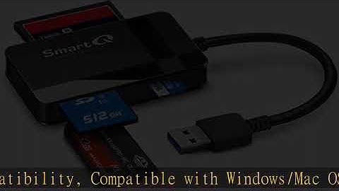 SmartQ C368 USB 3.0 SD Card Reader, Plug N Play, Apple and Windows Compatible, Powered by USB, Supp