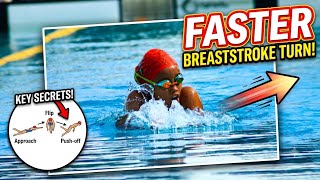 How to Do a PERFECT Breaststroke Turn + Underwater + Breakout#SwimmingTechnique #SwimTips