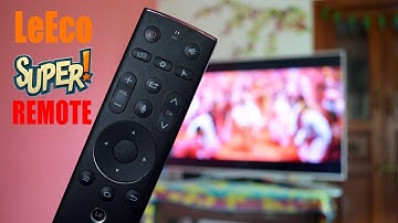 LeEco Super3 Super Remote Features Demo LeTV X55 Smart TV