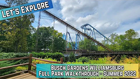 Explore Busch Gardens Williamsburg - Full Park Wal...