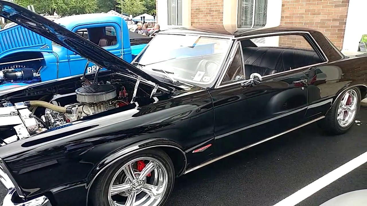 1965 BLACK PONTIAC GTO 2 DOOR SEDAN 455 ENGINE CT 'SMOKN 65' - YouTube