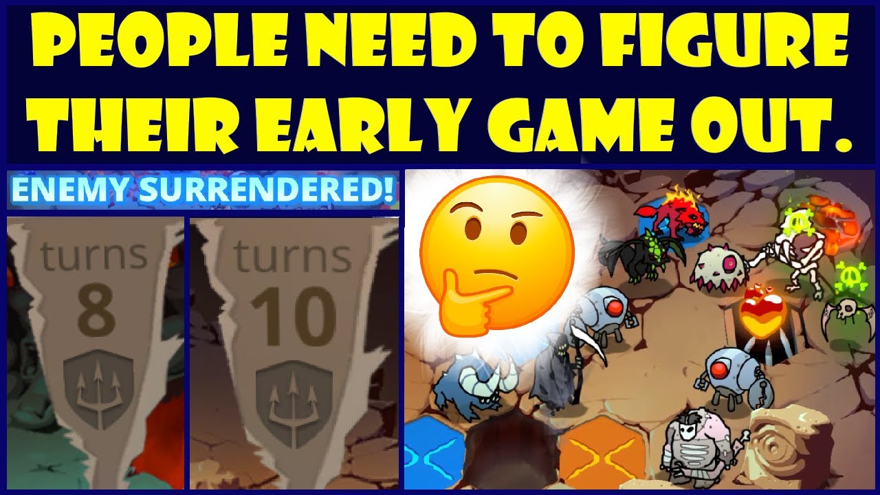 [Арена] Людям нужно продумать свою раннюю игру.