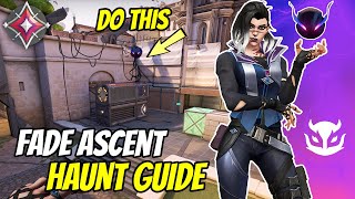 FADE Haunt Line-ups On Ascent - Valorant Guide