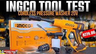 Should You Buy The Ingco Cordless Pressure Washer Test & Review