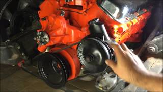 70 chevelle big block 454 pulleys and brackets
