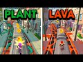  plant invasion vs  lava floor  subway surfers