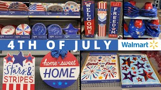 ⭐️WALMART 4TH OF JULY AISLE SHOP WITH ME‼️WALMART SUMMER 2024 | INDEPENCE DAY DECOR | WALMART DECOR