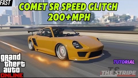 GTA 5 Speed glitch comet SR Tutorial