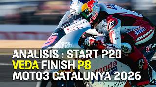 Analisis Start Posisi 20 Veda Finish P8 Moto3 Catalunya 2026  Pemilihan Ban U0026 Strateginya
