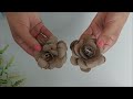 Flor com rolos de papel higiênico | Faça você mesmo