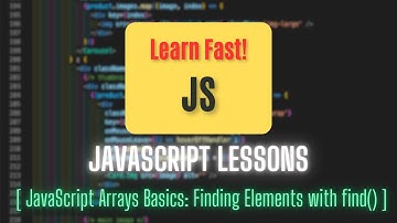 JavaScript Arrays: find