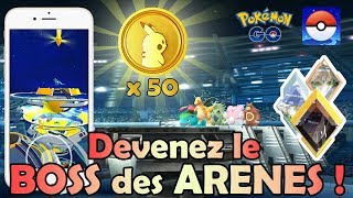 Tuto Arènes de folie !! Badges, Poképièces, Attaque & Défense, ect... - Pokémon GO