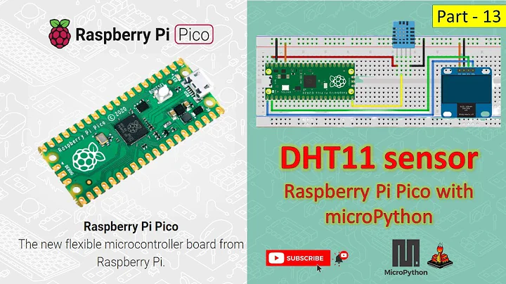13 DHT11 sensor with Raspberry Pi PICO