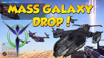 MASS GALAXY DROP ATTACK!!! (Planetside 2 - Epic Moment)