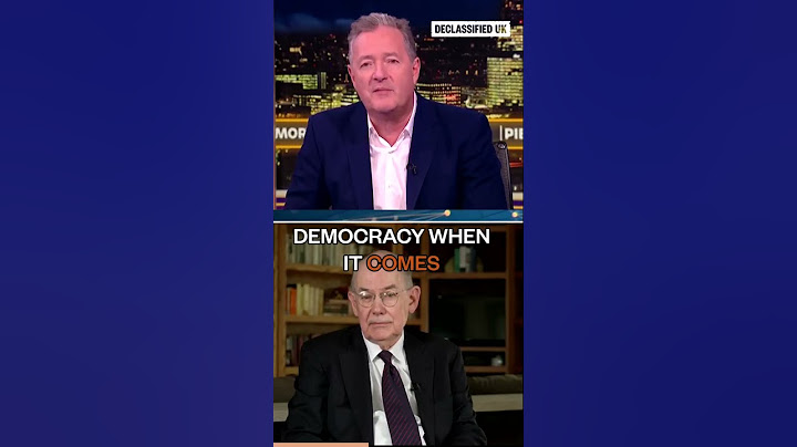 Piers Morgan's worldview shattered by Professor John Mearsheimer