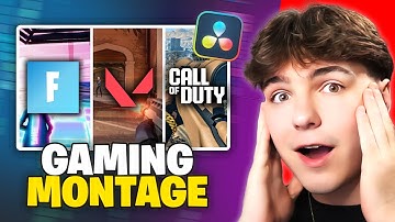 How to EDIT Gaming Montages in 2024! (Davinci Resolve Beginner