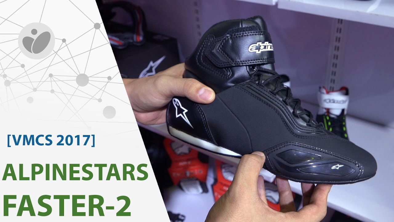 [VMCS 2017] Trên tay giày Alpinestars FASTER-2 - giá 3tr550, hoàn thiện tốt, thời trang