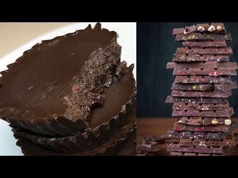 Chocolate NEGRO Como preparar 100% Natural EL MÁS SALUDABLE