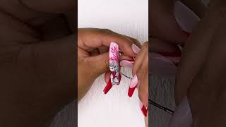 Bundle of Joyhand-painted christmas nail art using all #tammytaylornails products! #shorts