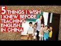 5 TIPS FOR TEACHING ENGLISH IN CHINA