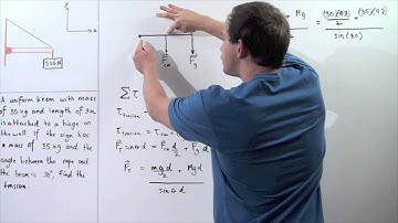 Static Equilibrium Example # 3