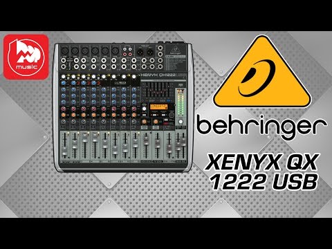 BEHRINGER QX1222USB - микшер серии XENYX (Portable Mixer & USB Audio Interface )
