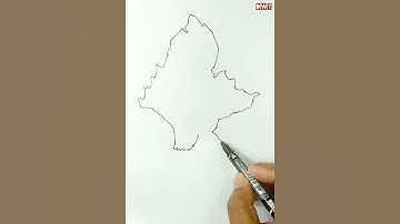 Myanmar Map Drawing #howtodraw