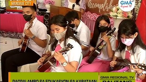 Balitang Bisdak: Pagtatanghal ng talento ng mga mag-aaral sa Mandaue City, sinaksihan
