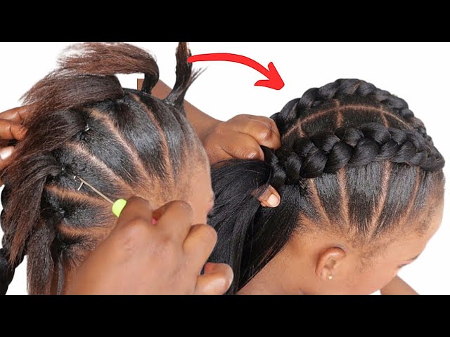 easy braiding hair kids｜TikTok Search