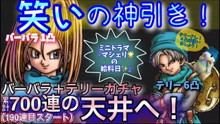 【ドラクエタクト】バーバラ＋テリーガチャ計700連の結末には笑いの神が降臨しました。笑ってやって下さい。ここにアホがいました。