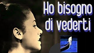 GIGLIOLA CINQUETTI: "HO BISOGNO DI VEDERTI" Live at Sanremo Festival 1965 (⬇️Testo*⬇️Lyrics*)