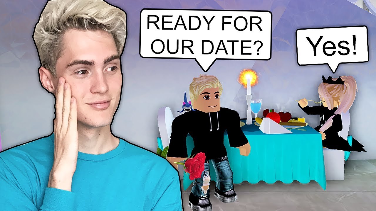 I Went On A Date With My Crush Roblox Royale High Roleplay
