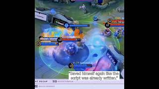“Saved himself again like the script was already written.” #moba55creator #mlbb #mobalegends5v5