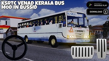 Kerala KSRTC Bus Mod In Bus Simulator Indonesia - Bussid Bus Mod - Bussid Car Mod - Bussid KSRTC Bus