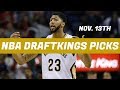 11/13/17 NBA DraftKings Picks - Top 5 Plays