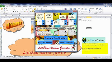 LottoNums Universal Random Numbers Generator