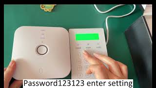 4g wifi alarm system WM4N code to keypad