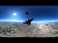 Wing Suit Flying over Perris CA