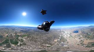 Wing Suit Flying over Perris CA