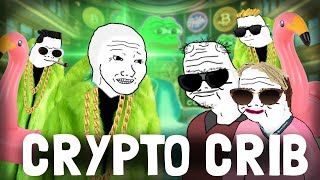 WOJAK DOOMER GIVES HIS BOOMER DAD A TOUR OF HIS CRYPTO CRIB