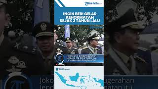 Ingin Diberikan ke Prabowo sejak 2 Tahun Lalu, PENGAKUAN Jokowi Soal Gelar Jenderal Kehormatan