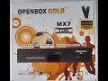 Спутниковый ресивер OPENBOX GOLD MX7 T2MI 