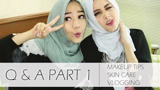 Q&A PART 1 (Makeup Tips, Skin Care, Vlogging) with Linda Kayhz | Cheryl Raissa