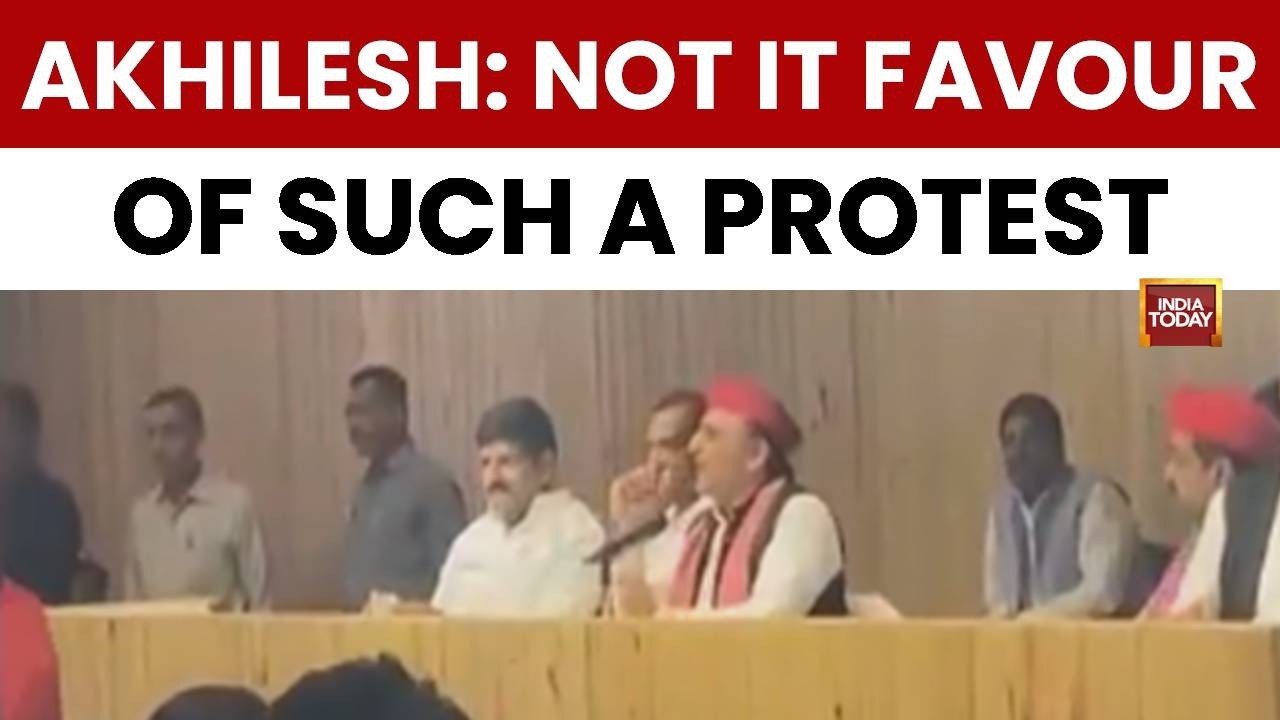 Akhilesh Yadav Slams Congress, Condemns Youth Congress Protest At Global AI Summit | India Today