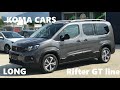 Peugeot Rifter Long L2 7 seater - demonstration - Interier, exterier, walkaround