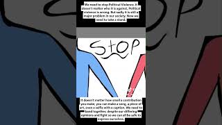 Stop Political Violence #protest #art #peace #stoppoliceviolence