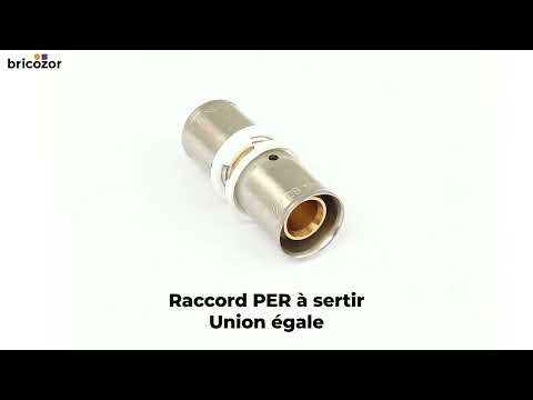 Raccord PER à sertir - Union égale BOUTTÉ