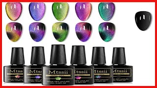 MTSSII Cat Eye Gel Nail Polish Moonstone Cat Eye Chameleon Magnetic Gel Galaxy Cat Eye Nail Polish