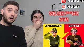 British Couple Reacts to American Soldier (USA) vs British Soldier - Army\/Military Comparison