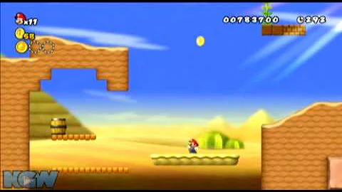 New Super Mario Bros Wii - Star Coin Location Guide - World 2-2 | WikiGameGuides